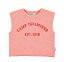 Piupiuchick,sleeveless t´shirt | pink w/ "camp tapawingo" print
